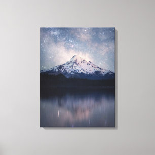 Bergen   Mt. Hood Portland, Oregon Canvas Afdruk