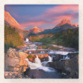 Bergen | Nationaal park Glacier, Montana Glazen Onderzetter (Voorkant)