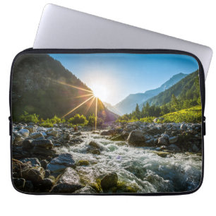 Bergen   Nationaal park Hohe Tauern, Oostenrijk Laptop Sleeve