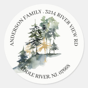 Bergen   Nieuw huisadreslabel Sticker