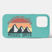  bergen noemen monogram Case-Mate iPhone case (Achterkant (horizontaal))