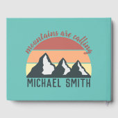  bergen noemen monogram gastenboek (Achterkant)