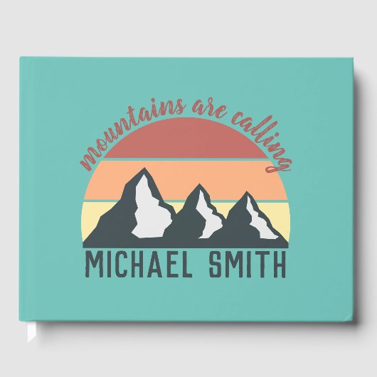  bergen noemen monogram gastenboek (Voorkant)