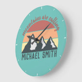  bergen noemen monogram grote klok (Hoek)