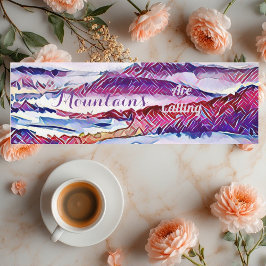 Bergen noemen ongerepte sneeuw Alp Meditatie Yogamat