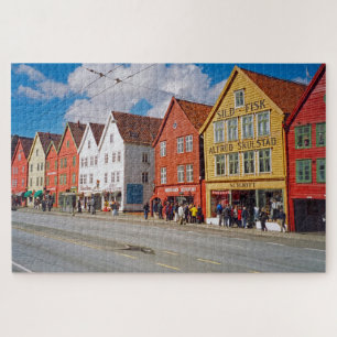 Bergen, Noorwegen 1014-pc Legpuzzel