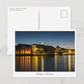 Bergen Noorwegen Briefkaart (Voorkant / Achterkant)