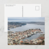 Bergen Noorwegen Briefkaart (Voorkant / Achterkant)