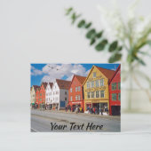  Bergen, Noorwegen Briefkaart (Staand voorkant)