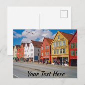  Bergen, Noorwegen Briefkaart (Voorkant / Achterkant)
