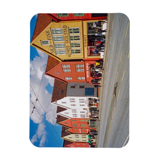 Bergen, Noorwegen Magneet (Verticaal)