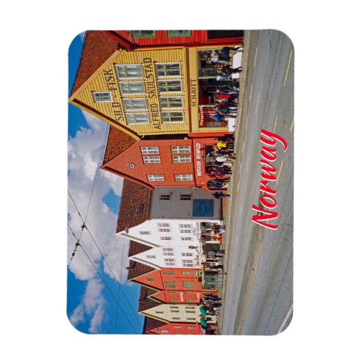 Bergen, Noorwegen Magneet (Verticaal)