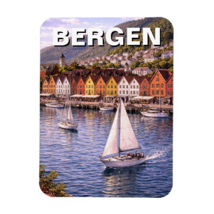 Bergen Noorwegen Reizen Magneet