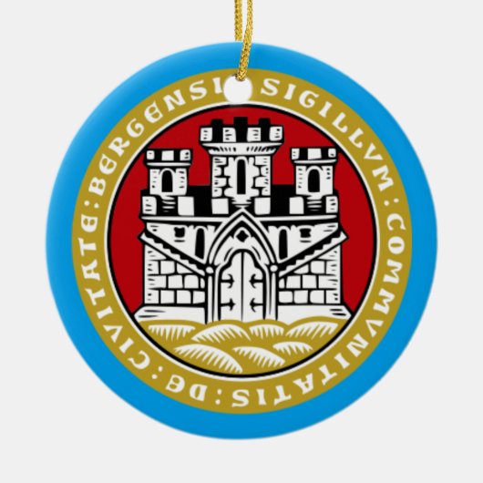 Bergen Norvège* Ornement de Noël (Devant)