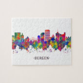 Bergen Norway Skyline Legpuzzel (Horizontaal)