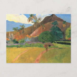 Bergen op Tahiti - Paul Gauguin Briefkaart