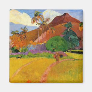 "Bergen op Tahiti" - Paul Gauguin Magnet Magneet