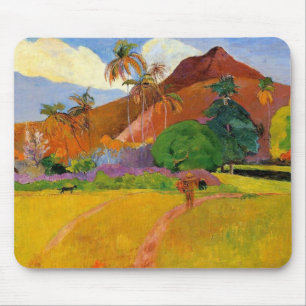 "Bergen op Tahiti" - Paul Gauguin Mousepad Muismat