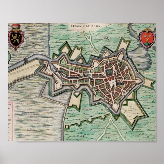 Bergen op Zoom en 1649 Affiche (Devant)