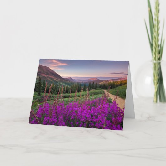 Bergen | Rocky Mountains, Colorado Kaart (Voorkant)