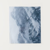 Bergen sneeuw en mist wandkleed (Voorkant)