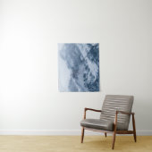 Bergen sneeuw en mist wandkleed (In situ)