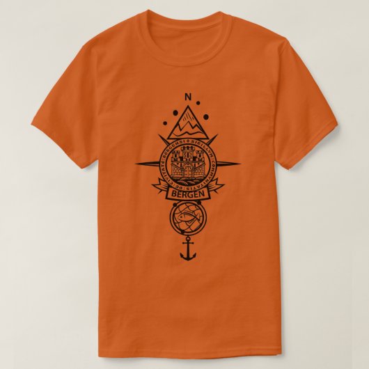 bergen t-shirt (Design voorkant)