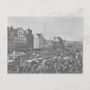 Bergen Torvet  Briefkaart