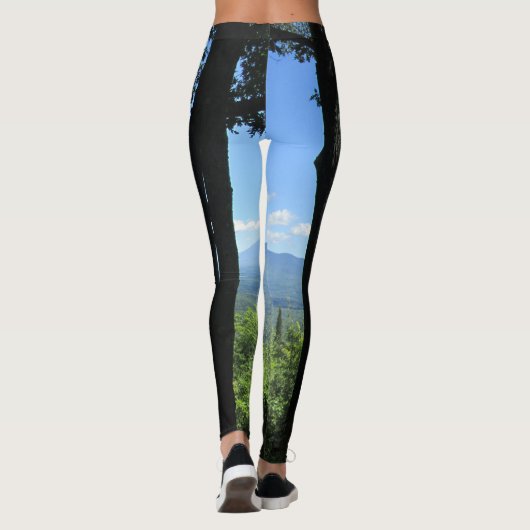 Bergen tussen twee bomen leggings (Achterkant)