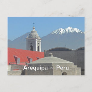 Bergen van Arequired pa Peru Briefkaart