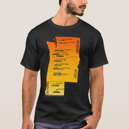 Bergen van de Cascade Range T-shirt