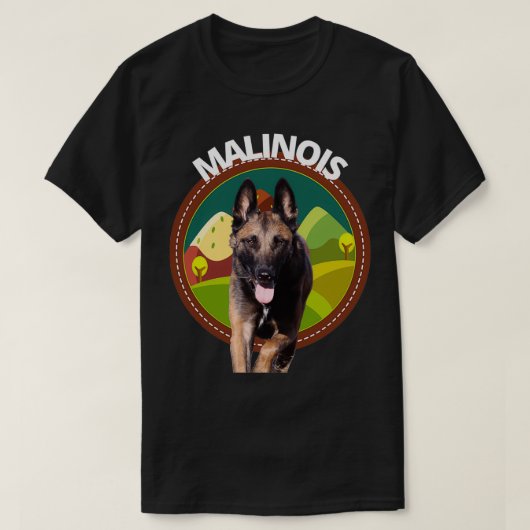 bergen van de herder malinois t-shirt (Design voorkant)