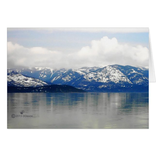 Bergen van het meer (Voorkant Horizontaal)