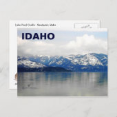 Bergen van het meer briefkaart (Voorkant / Achterkant)