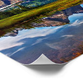 Bergen van het Nationaal Park Glacier Poster (Hoek)