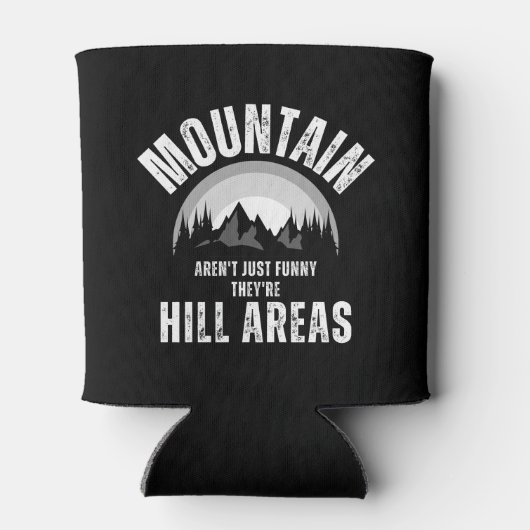 Bergen zijn niet grappig dat het berggebieden zijn blikjeskoeler (Achterkant)