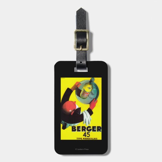 Berger 45 posterEuropa Bagagelabel (Voorkant verticaal)