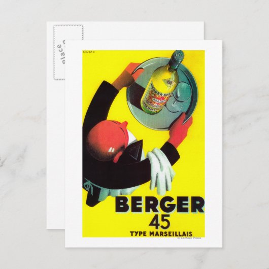 Berger 45 posterEuropa Briefkaart (Voorkant / Achterkant)