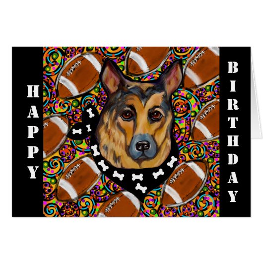 BERGER ALLEMAND  (Devant horizontal)