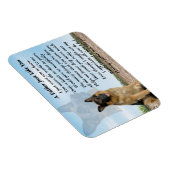 Berger allemand Chien père Poem Magnet (Côté Droit)