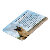 Berger allemand Chien père Poem Magnet (Côté Gauche)