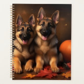 Berger Allemand Chiot Citrouille d'automne (Devant)