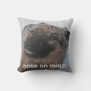 Berger Allemand coussin Souriant, Chiens Sourient