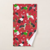 Berger allemand de Noël (Serviette à main)