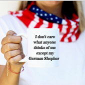 Berger Allemand Drôle Mug Cadeau Sourire