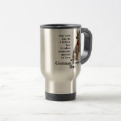 Berger allemand papa Voyage Mug (Devant droit)