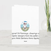 Berger australien ~ Carte de Noël (Dos)