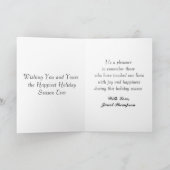 Berger australien ~ Carte de Noël (Intérieur)