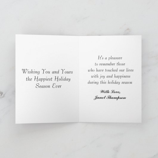 Berger australien ~ Carte de Noël (Intérieur)