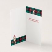 Berger australien Chien de Noël Plaid Holiday (Inside)